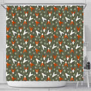 Ibizan Hound Dog Faces Print Shower Curtains-Free Shipping - Deruj.com