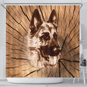 German Shepherd Print Shower Curtains-Free Shipping - Deruj.com