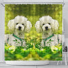 Cute Poodle Dog Print Shower Curtains-Free Shipping - Deruj.com