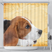 Cute Beagle Print Shower Curtains-Free Shipping - Deruj.com