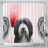 Bearded Collie Print Shower Curtain-Free Shipping - Deruj.com
