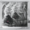 Lovely Bulldog Print Shower Curtains-Free Shipping - Deruj.com