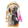 Leonberger Dog Print Women's Bath Robe-Free Shipping - Deruj.com
