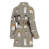 Pekingese Dog Pattern Print Women's Bath Rob-Free Shipping - Deruj.com