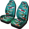 Neon Tetra Fish Print Car Seat Covers-Free Shipping - Deruj.com