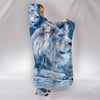 Snowy Lion Print Hooded Blanket-Free Shipping - Deruj.com
