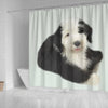 Old English Sheepdog Print Shower Curtain-Free Shipping - Deruj.com