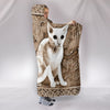 Oriental Shorthair Cat Print Hooded Blanket-Free Shipping - Deruj.com