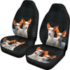 Ibizan Hound Dog On Black Print Car Seat Covers-Free Shipping - Deruj.com