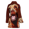 Chesapeake Bay Retriever Dog Print Women's Bath Robe-Free Shipping - Deruj.com