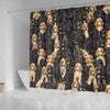 Cocker Spaniel In Lots Print Shower Curtain-Free Shipping - Deruj.com