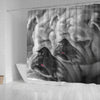 Lovely Bulldog Print Shower Curtains-Free Shipping - Deruj.com