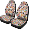 Japanese Chin Dog Floral Print Car Seat Covers-Free Shipping - Deruj.com