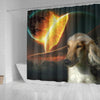 Amazing Afghan Hound Dog Print Shower Curtain-Free Shipping - Deruj.com