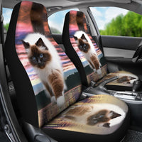 Amazing Walking Himalayan cat Print Car Seat Covers-Free Shipping - Deruj.com