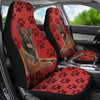 Belgian malinois Dog With Paws Print Car Seat Covers-Free Shipping - Deruj.com