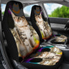 Cute Siberian Cat With Hat Print Car Seat Covers-Free Shipping - Deruj.com