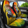 Blue and Yellow Macaw Print Car Seat Covers-Free Shipping - Deruj.com