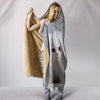 White Persian Cat Print Hooded Blanket-Free Shipping-Special Edition - Deruj.com