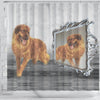 Leonberger Dog Print Shower Curtain-Free Shipping - Deruj.com
