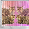 Selkirk Rex Cat Print Shower Curtains-Free Shipping - Deruj.com