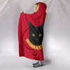 Bombay Cat Print On Red Hooded Blanket-Free Shipping - Deruj.com