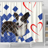 Cardigan Welsh Corgi Dog Print Shower Curtain-Free Shipping - Deruj.com