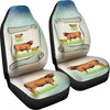 Hand Crafted Red Brangus Cattle (Cow) Print Car Seat Covers-Free Shipping - Deruj.com