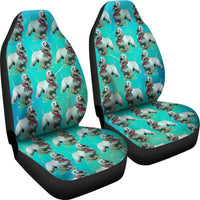 Afghan Hound Dog Pattern Print Car Seat Covers-Free Shipping - Deruj.com