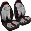 Great Pyrenees Dog With Red Dots Print Car Seat Coves-Free Shipping - Deruj.com