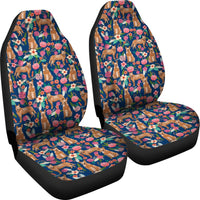 Australian Cattle Dog Floral Print Car Seat Covers-Free Shipping - Deruj.com