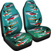 Neon Tetra Fish Print Car Seat Covers-Free Shipping - Deruj.com