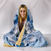 Snowy Lion Print Hooded Blanket-Free Shipping - Deruj.com