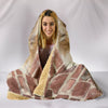 Roborovski Hamster Print Hooded Blanket-Free Shipping - Deruj.com