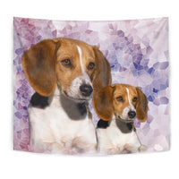 Amazing American Foxhound Dog Print Tapestry-Free Shipping - Deruj.com