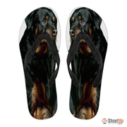 Rottweiler Flip Flops For Women-Free Shipping - Deruj.com