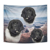 Lovely Newfoundland Dog Print Tapestry-Free Shipping - Deruj.com