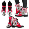 Valentine's Day Special-Toy Poodle Dog Print Boots For Women-Free Shipping - Deruj.com