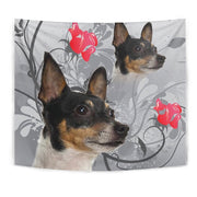 Toy Fox Terrier Print Tapestry-Free Shipping - Deruj.com
