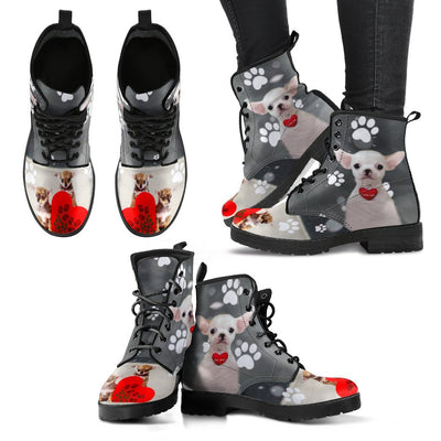 Valentine's Day Special-Chihuahua Dog Print Boots For Women-Free Shipping - Deruj.com