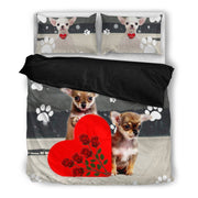 Valentine's Day Special-Chihuahua Dog Print Bedding Set-Free Shipping - Deruj.com