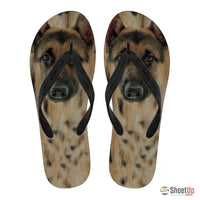 German Shepherd Flip Flops For Men- Free Shipping - Deruj.com