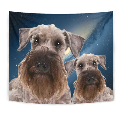 Cesky Terrier Dog Print Tapestry-Free Shipping - Deruj.com