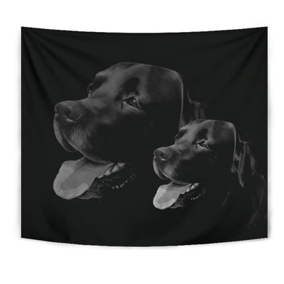 Black Labrador Print Limited Edition Tapestry-Free Shipping - Deruj.com