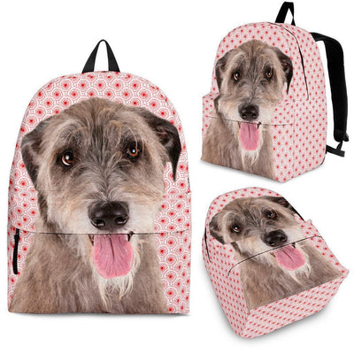 Irish Wolfhound Dog Print Backpack-Express Shipping - Deruj.com