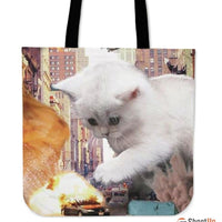 Cat-Tote Bag-3D Print-Free Shipping - Deruj.com