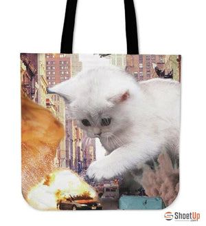 Cat-Tote Bag-3D Print-Free Shipping - Deruj.com