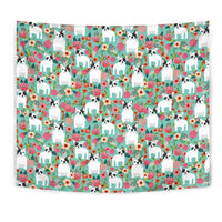 French Bulldog Floral Print Tapestry-Free Shipping - Deruj.com