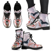 Valentine's Day Special Siberian Husky Print Boots For Women-Free Shipping - Deruj.com