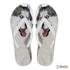 Siberian Husky Flip Flops For Women-Free Shipping - Deruj.com